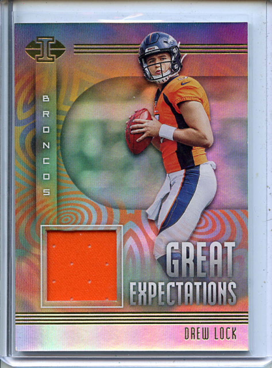 Drew Lock 2019 Illusions, Great Expectations Jerseys #GE-DLO