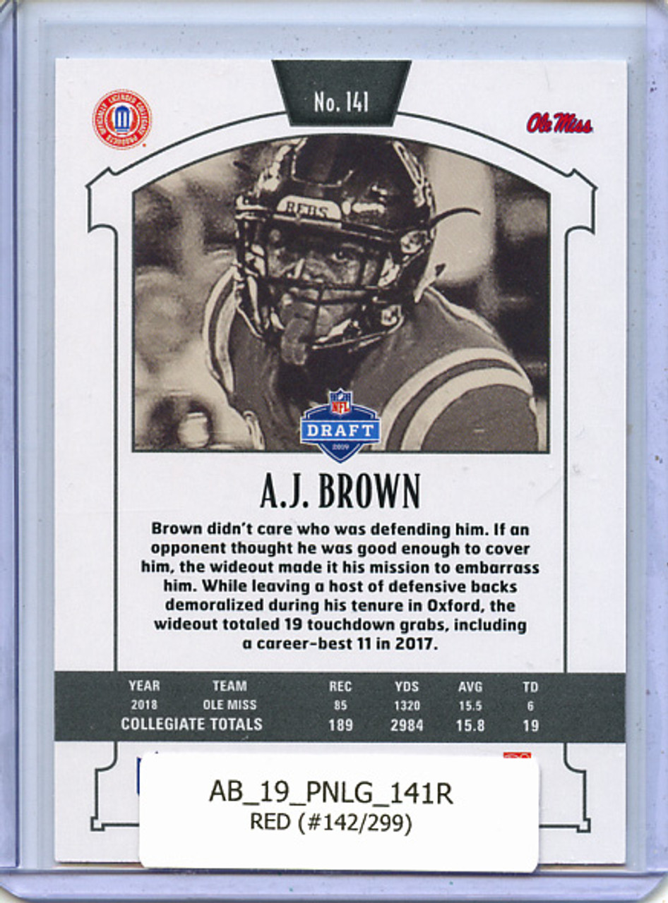 A.J. Brown 2019 Legacy #141 Red (#142/299)
