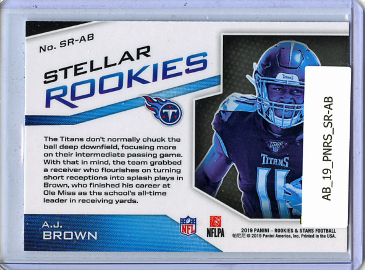 A.J. Brown 2019 Rookies & Stars, Stellar Rookies #SR-AB