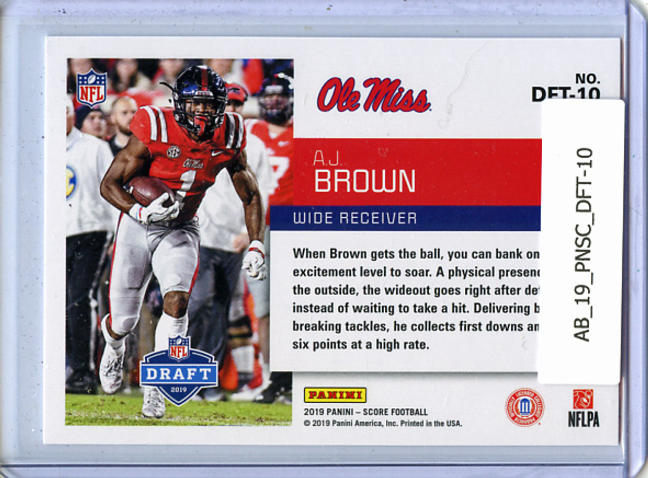 A.J. Brown 2019 Score, NFL Draft #DFT-10