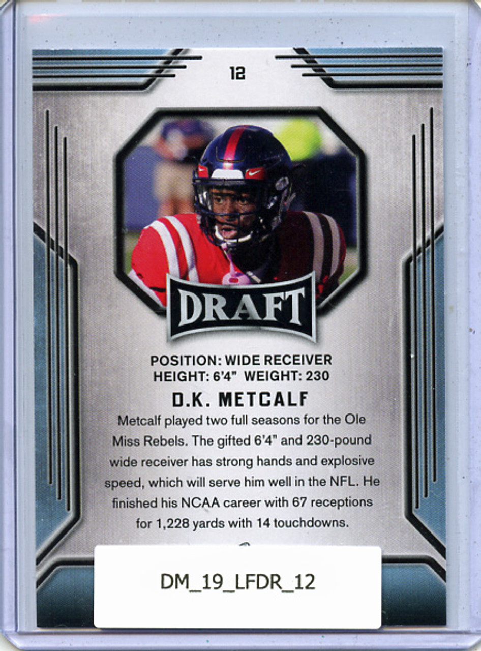 DK Metcalf 2019 Leaf Draft #12