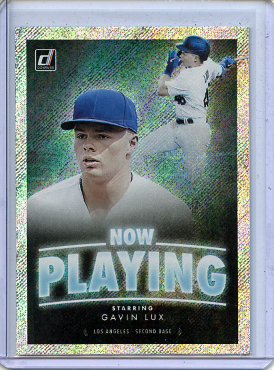 Gavin Lux 2020 Donruss, Now Playing #NP-9 Rapture