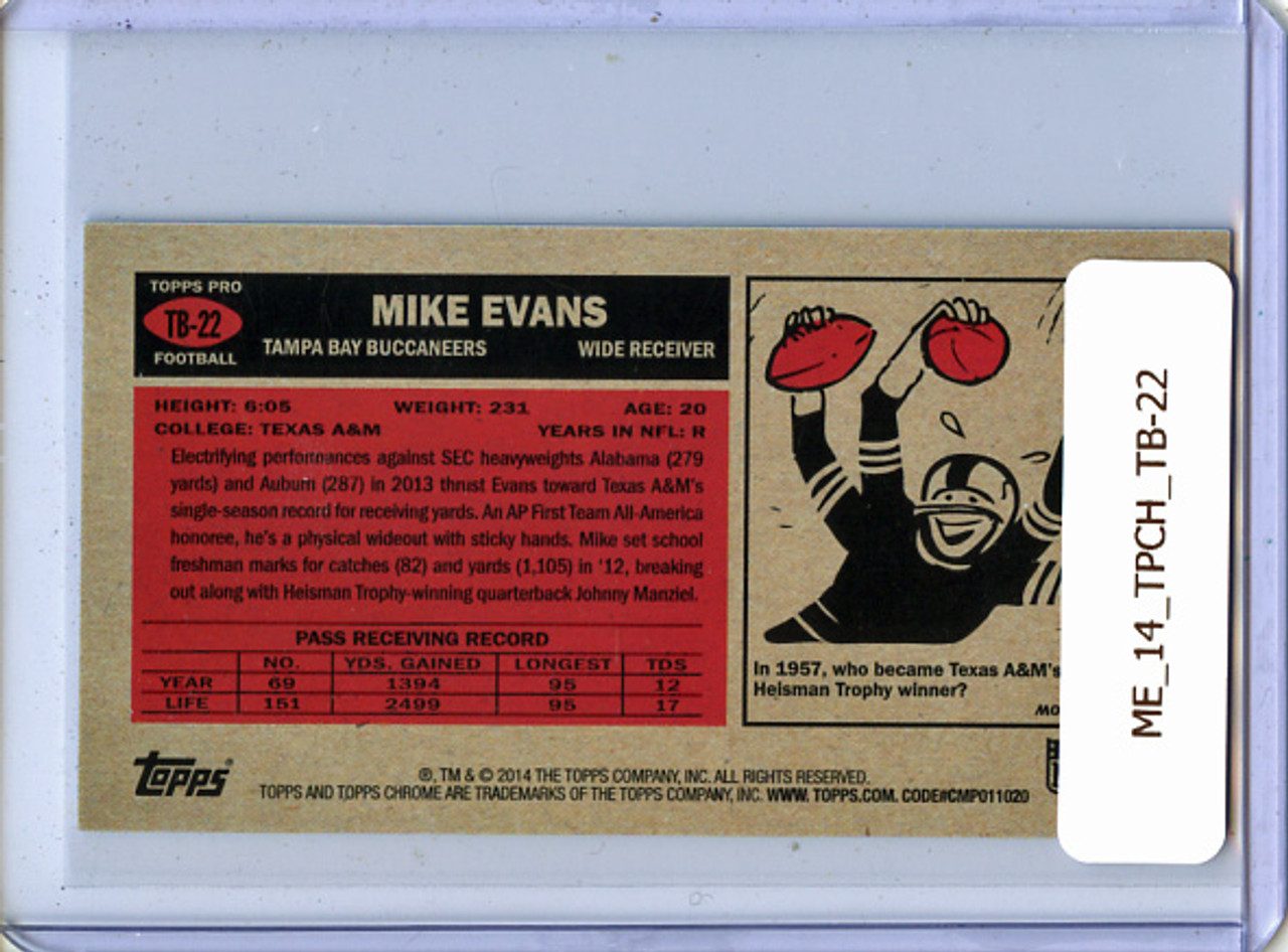 Mike Evans 2014 Topps Chrome, 1965 #TB-22