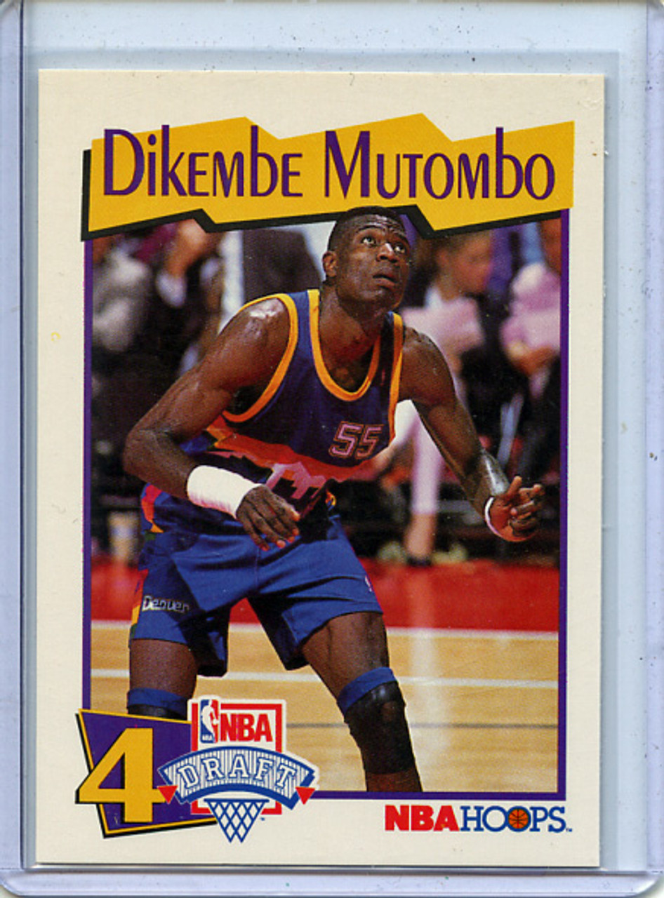 Dikembe Mutombo 1991-92 Hoops McDonald's #48