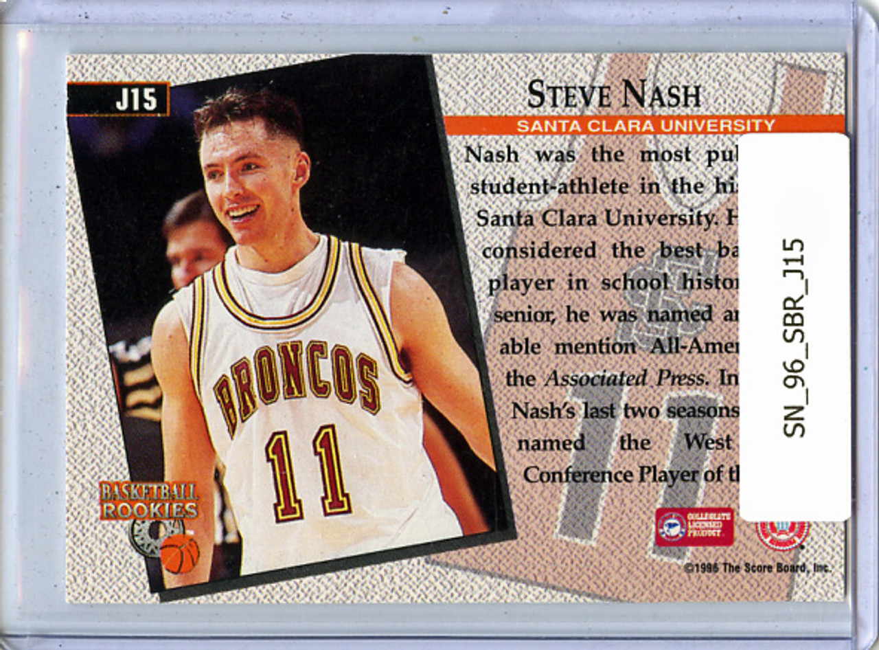 Steve Nash 1996 Score Board Rookies, College Jerseys #J15
