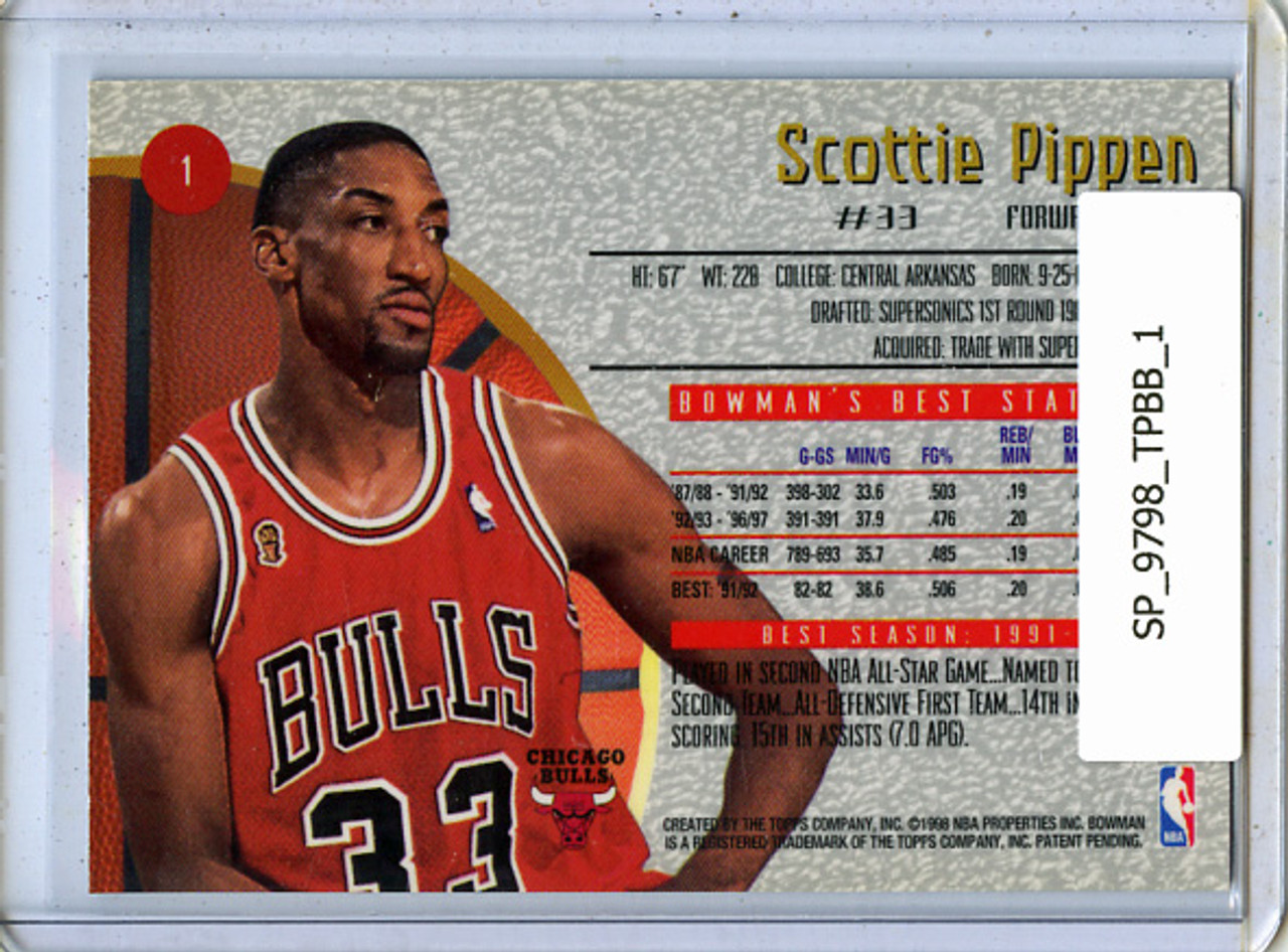 Scottie Pippen 1997-98 Bowman's Best #1