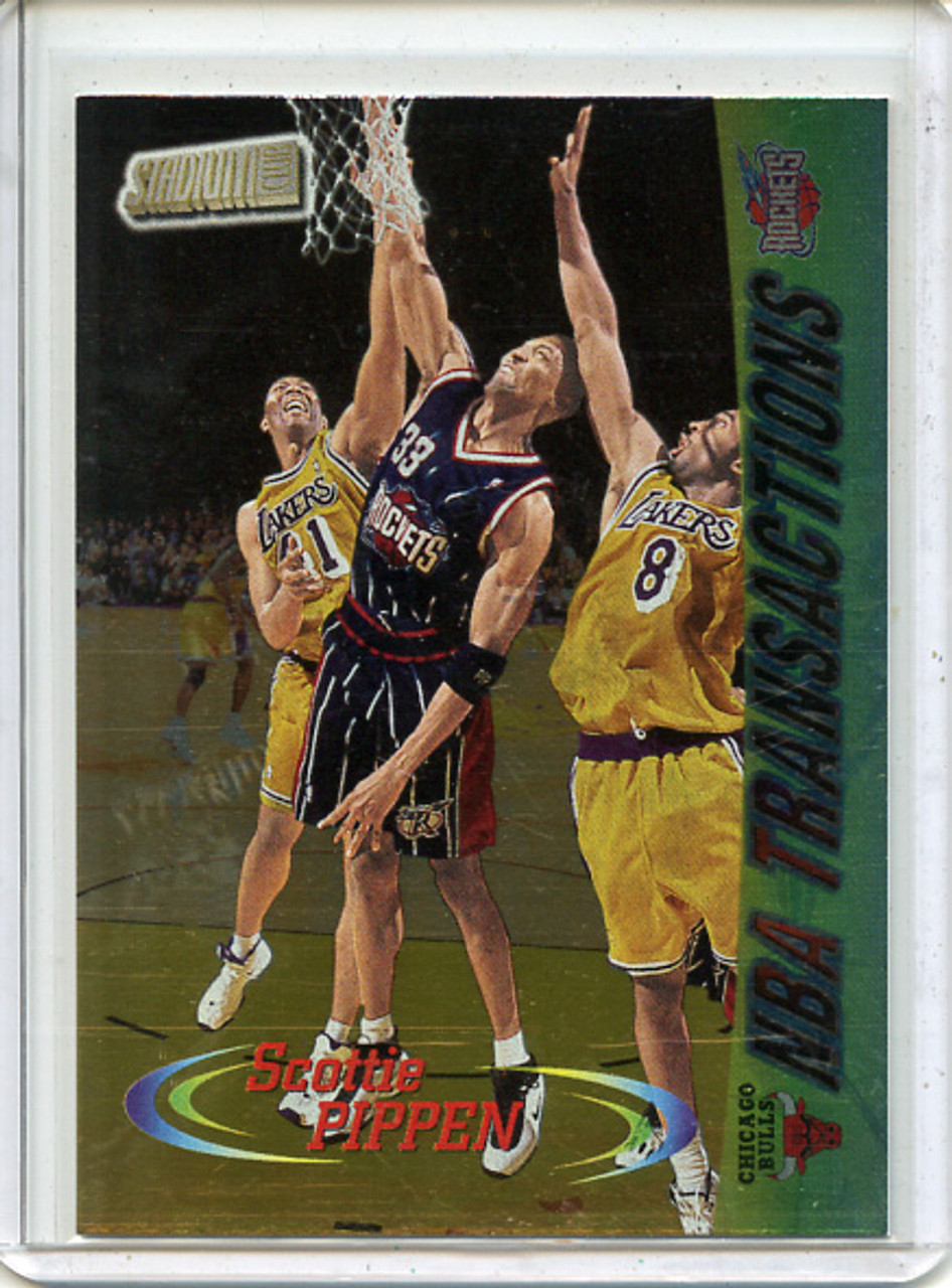 Scottie Pippen 1998-99 Stadium Club #240 NBA Transactions