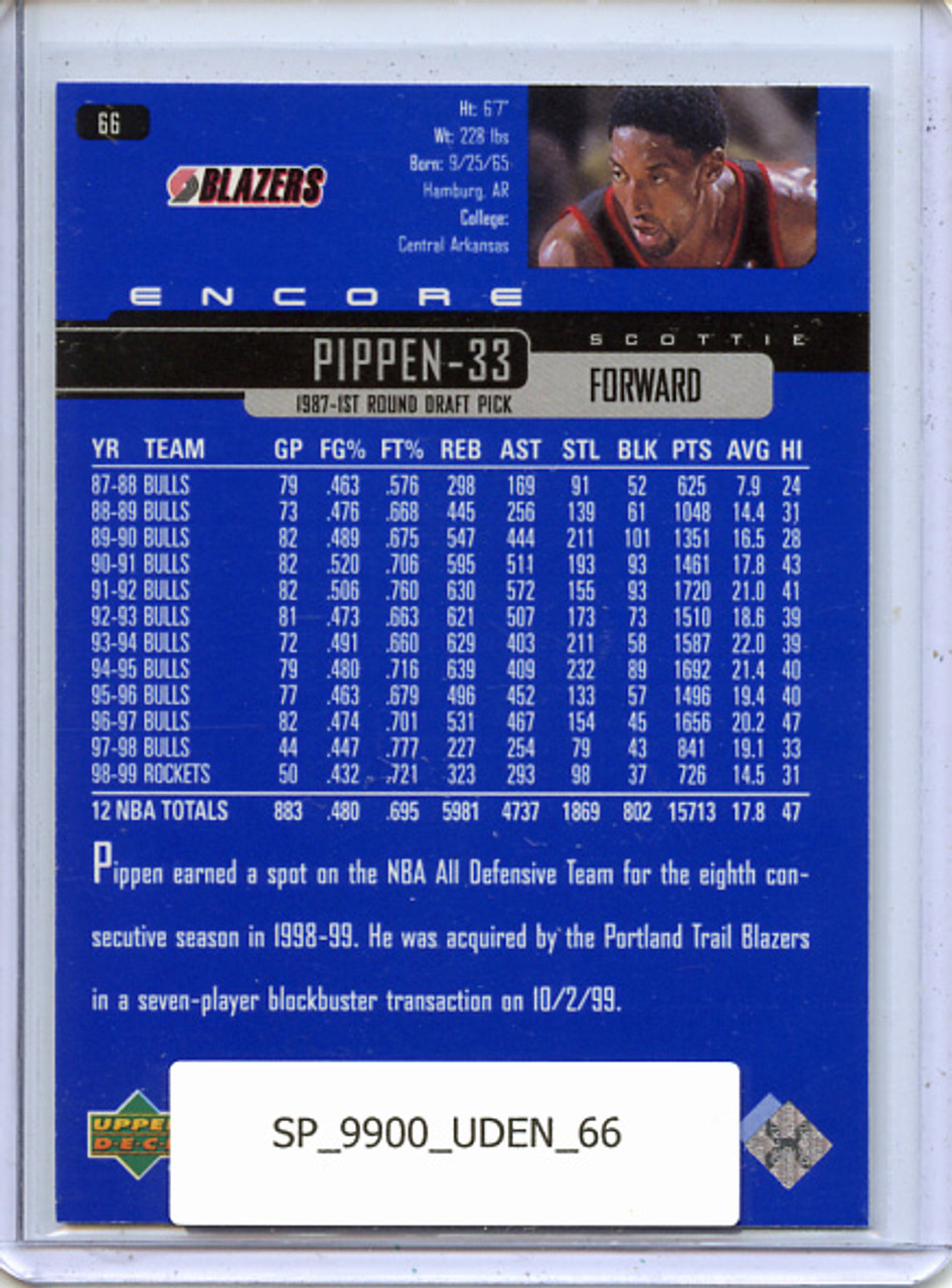 Scottie Pippen 1999-00 Upper Deck Encore #66