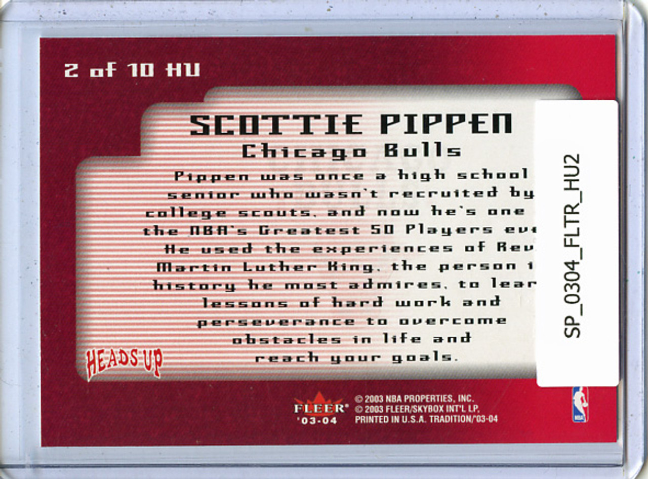 Scottie Pippen 2003-04 Tradition, Heads Up #HU2