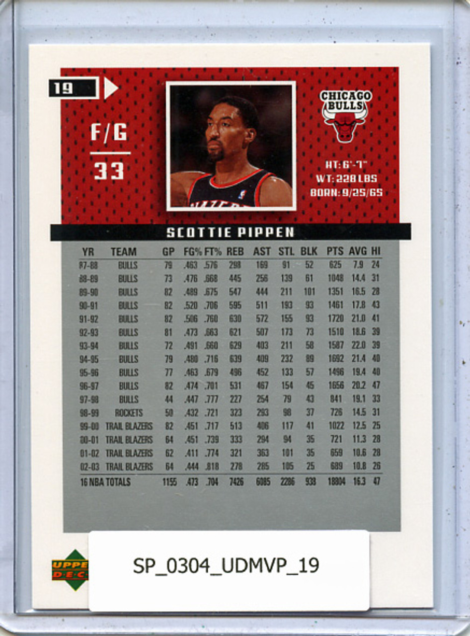 Scottie Pippen 2003-04 MVP #19