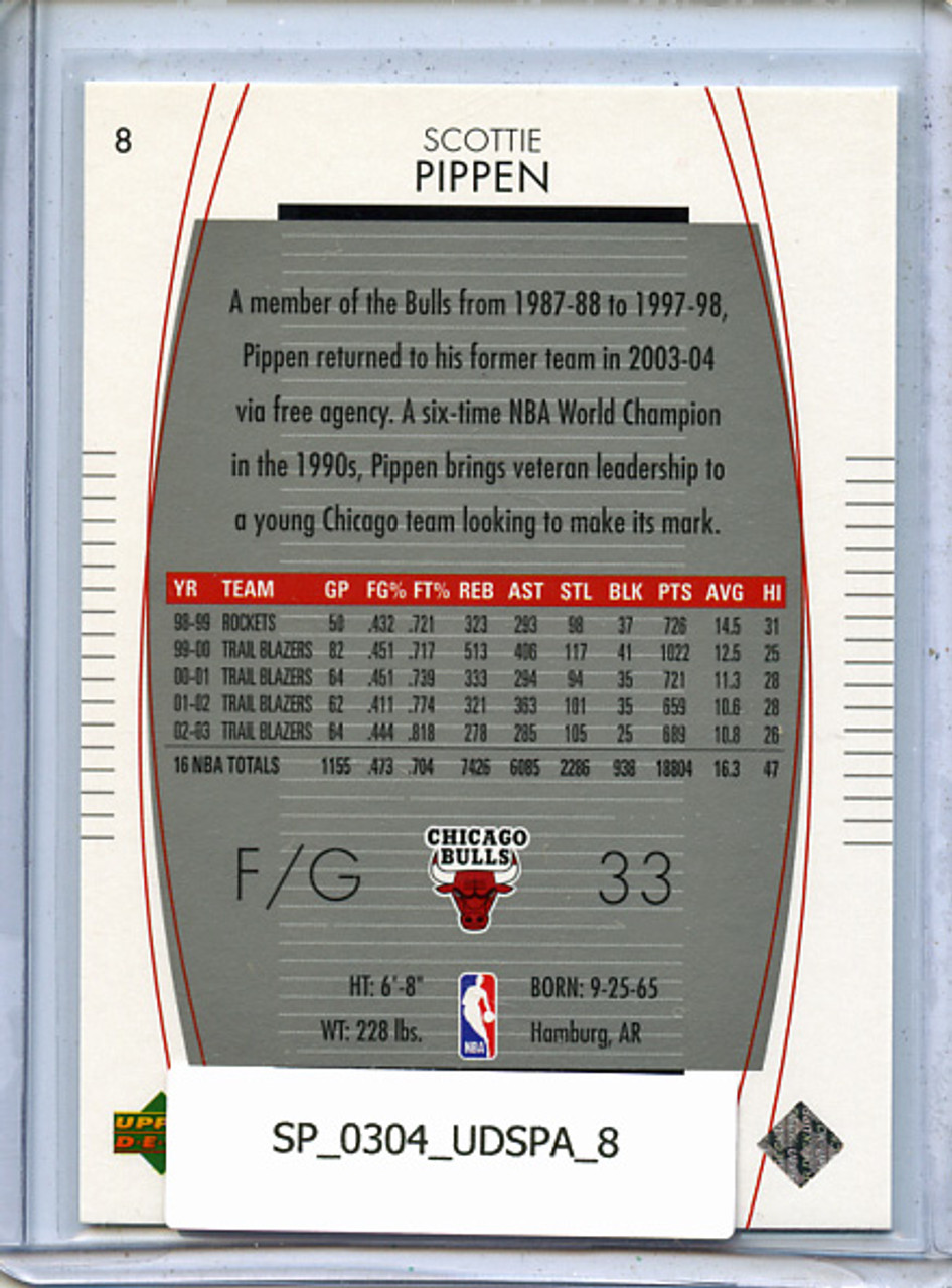 Scottie Pippen 2003-04 SP Authentic #8