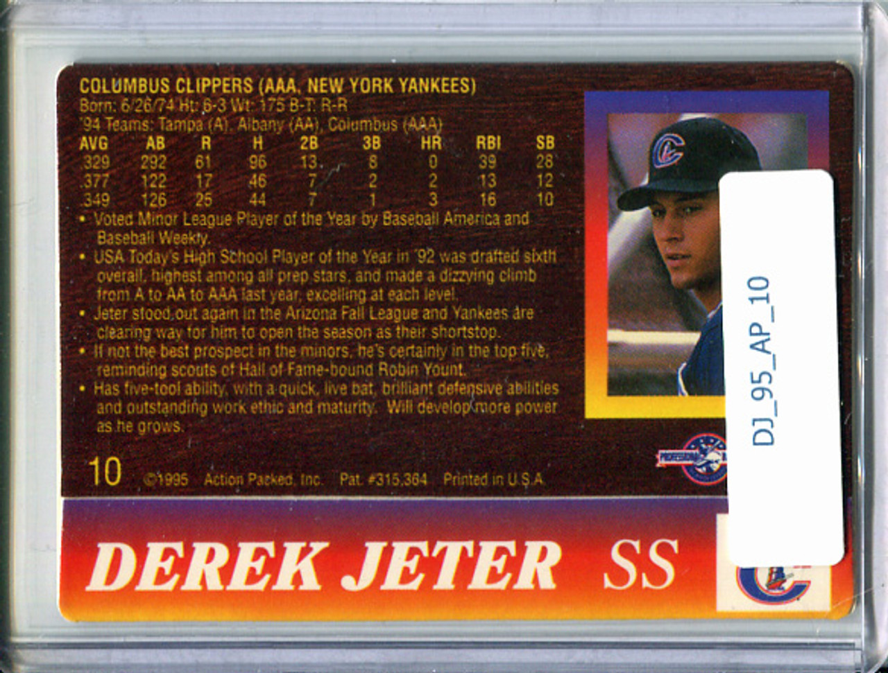 Derek Jeter 1995 Action Packed #10