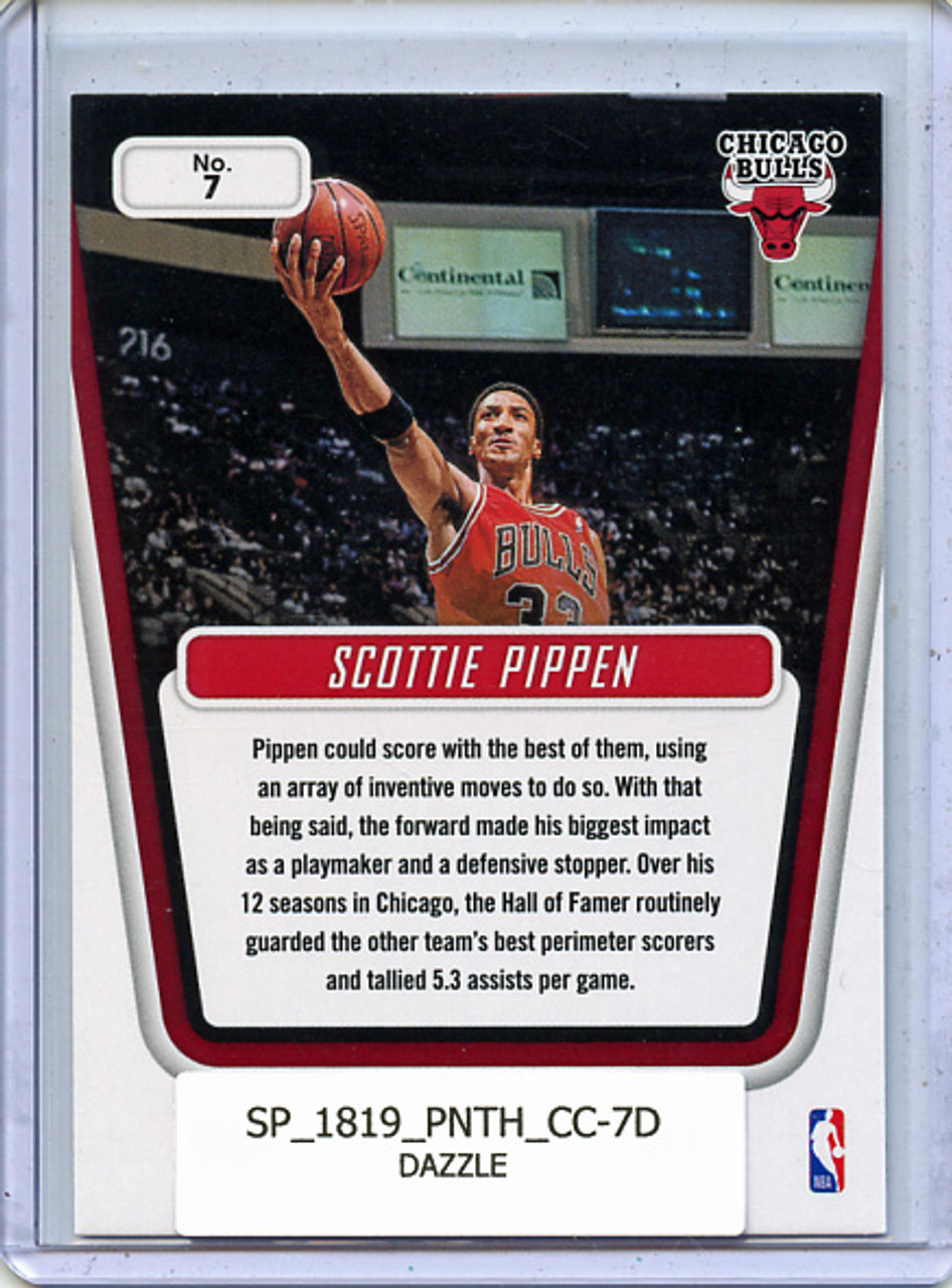Scottie Pippen 2018-19 Threads, Century Collection #7 Dazzle