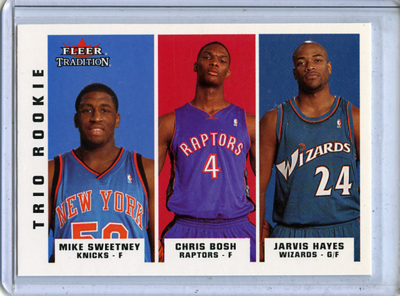 Chris Bosh, Jarvis Hayes, Mike Sweetney 2003-04 Tradition #292