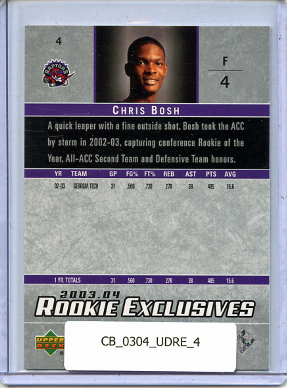 Chris Bosh 2003-04 Rookie Exclusives #4