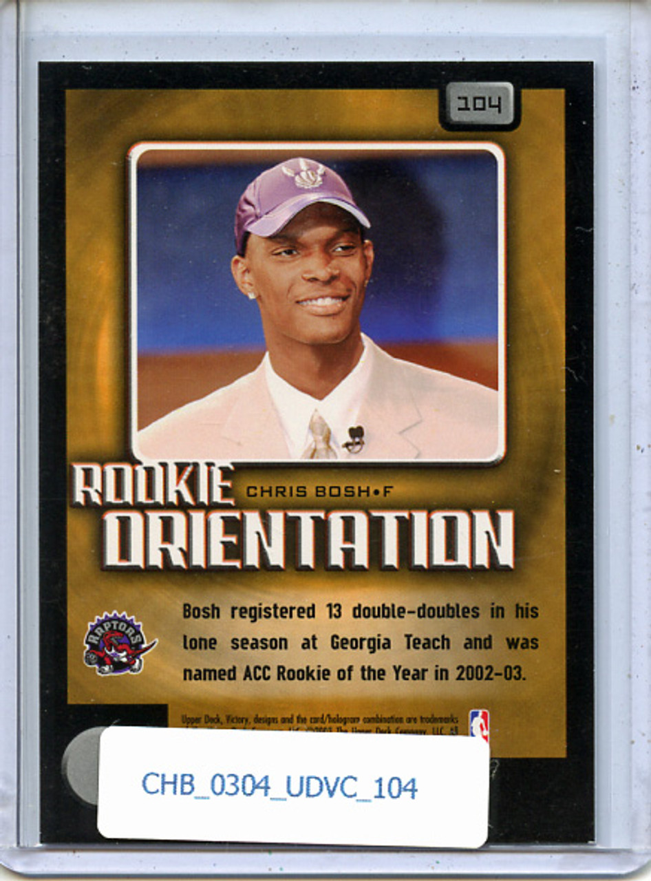 Chris Bosh 2003-04 Victory #104 Rookie Orientation