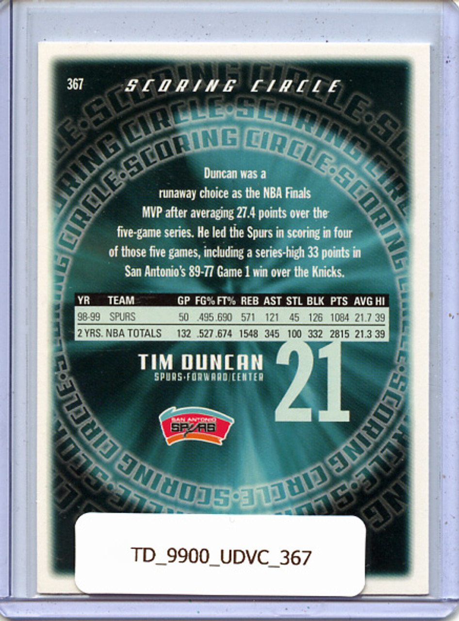 Tim Duncan 1999-00 Victory #367 Scoring Circle