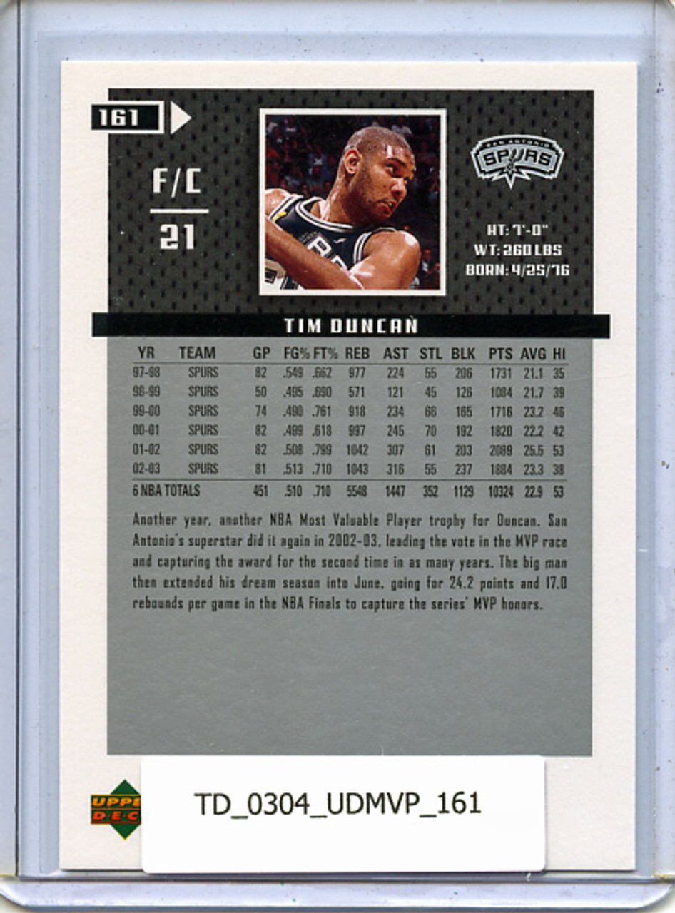 Tim Duncan 2003-04 MVP #161
