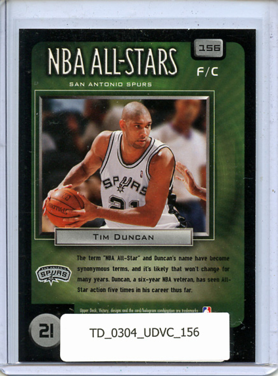 Tim Duncan 2003-04 Victory #156 NBA All-Stars