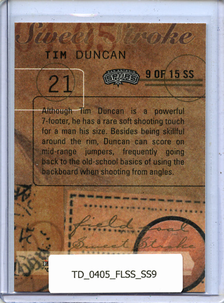 Tim Duncan 2004-05 Sweet Sigs, Sweet Stroke #SS9
