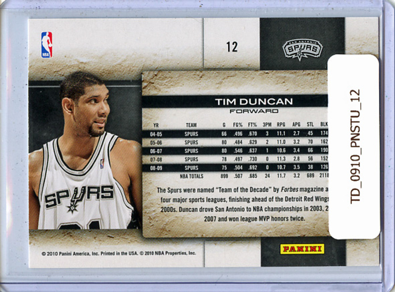 Tim Duncan 2009-10 Studio #12