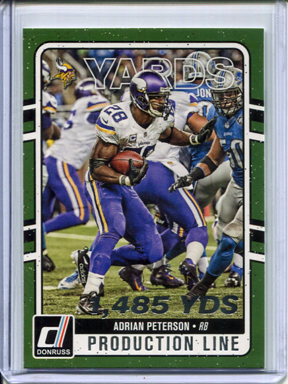 Adrian Peterson 2016 Donruss, Production Line Yards #1