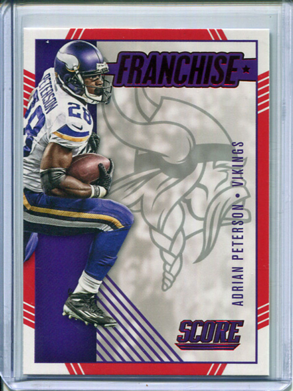 Adrian Peterson 2016 Score, Franchise #24 Red