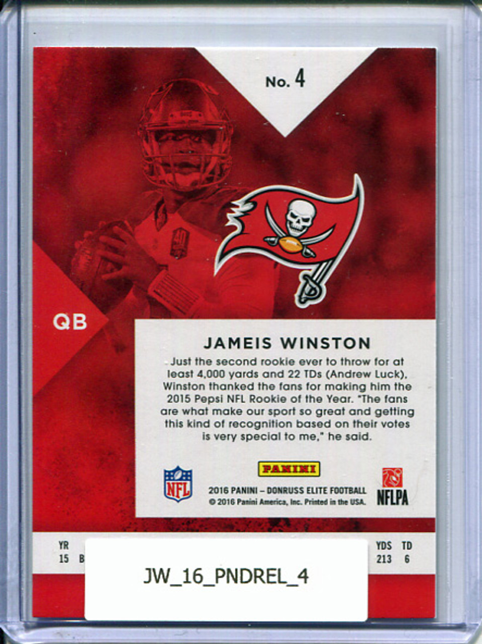 Jameis Winston 2016 Donruss Elite #4