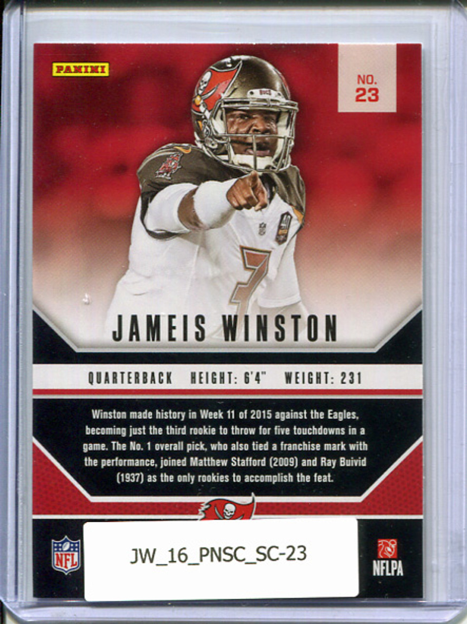 Jameis Winston 2016 Score, Signal Callers #23