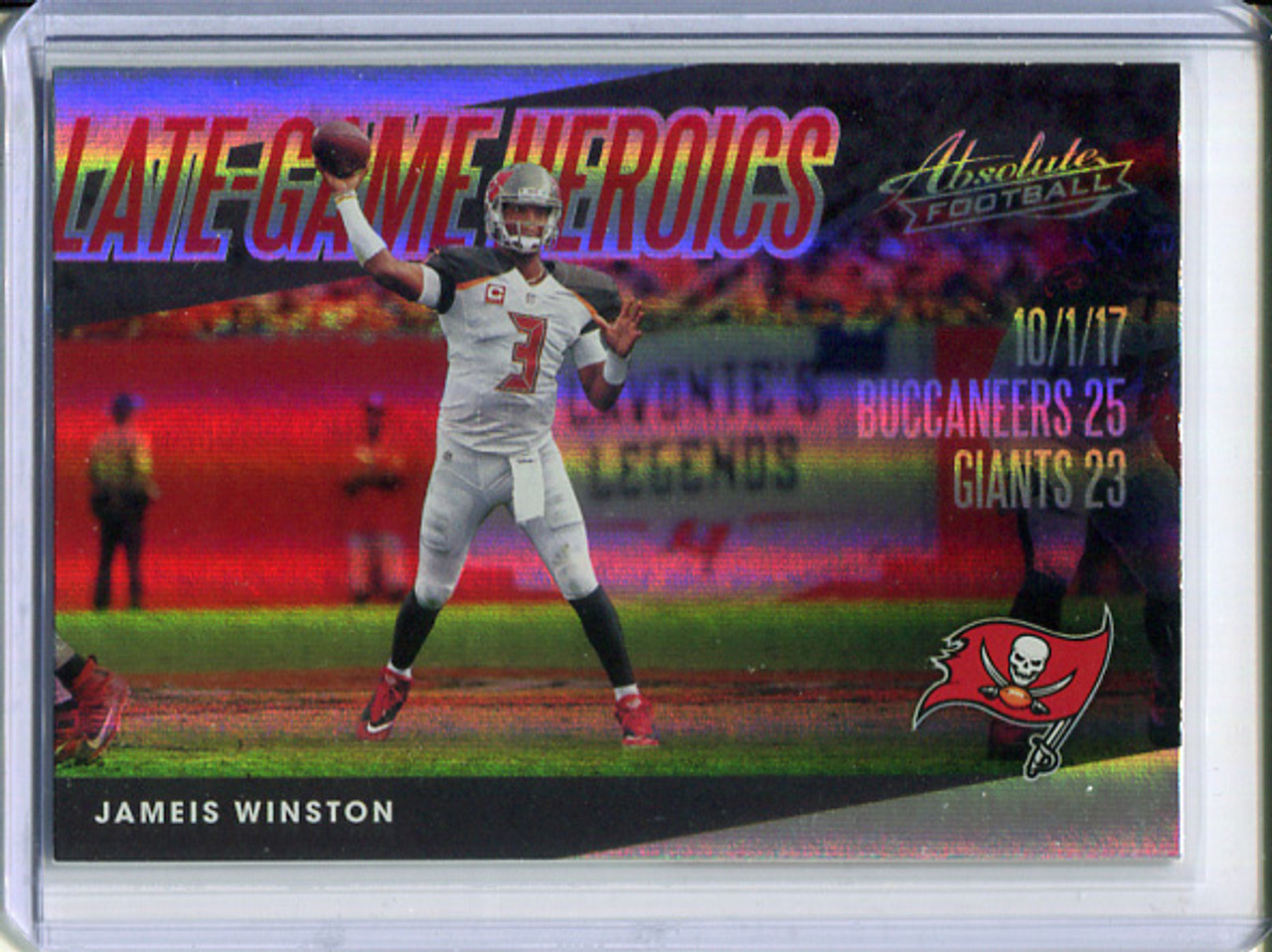 Jameis Winston 2018 Absolute, Late Game Heroics #LGH-JW