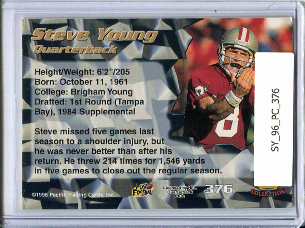 Steve Young 1996 Pacific #376