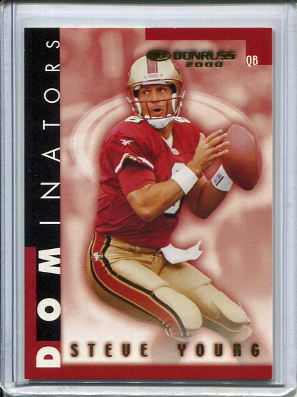 Steve Young 2000 Donruss, Dominators #D-19 (#3600/5000)