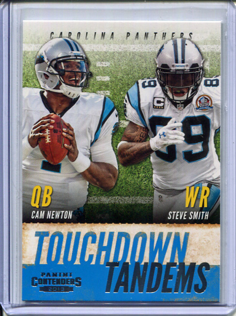 Cam Newton, Steve Smith 2013 Contenders, Touchdown Tandems #19