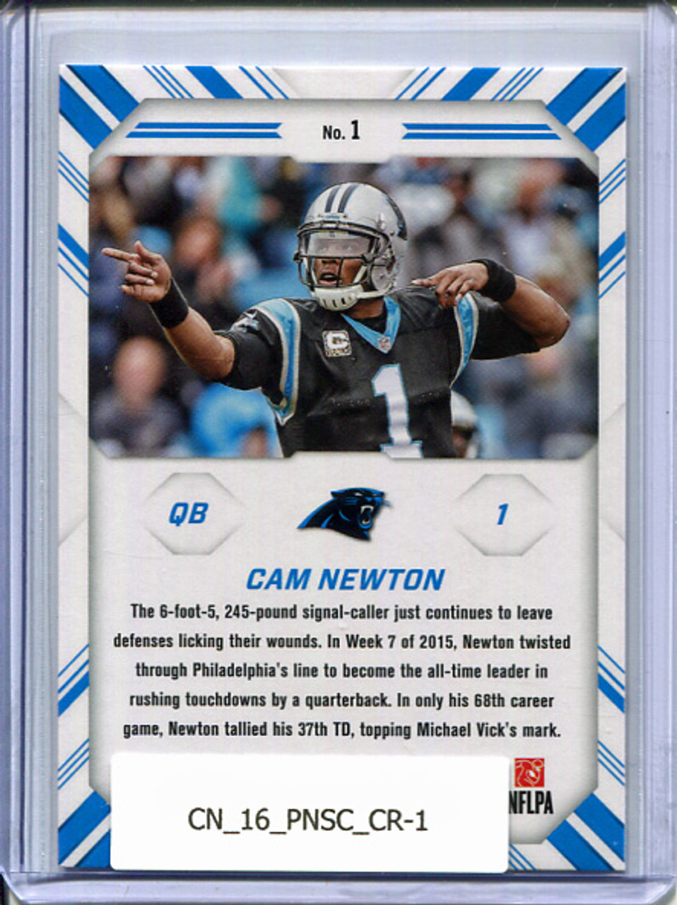 Cam Newton 2016 Score, Chain Reaction #1
