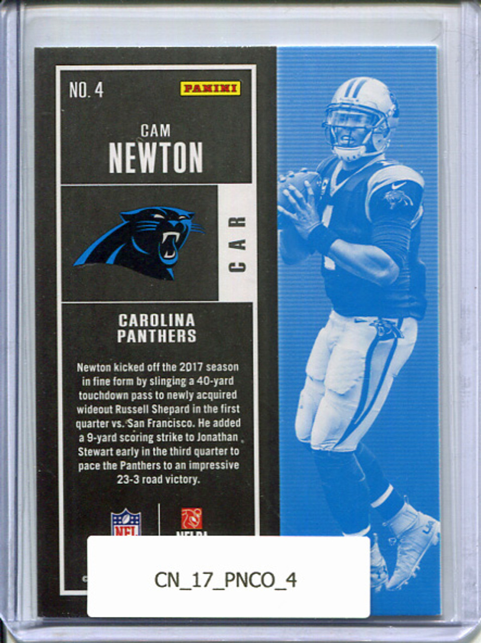 Cam Newton 2017 Contenders #4