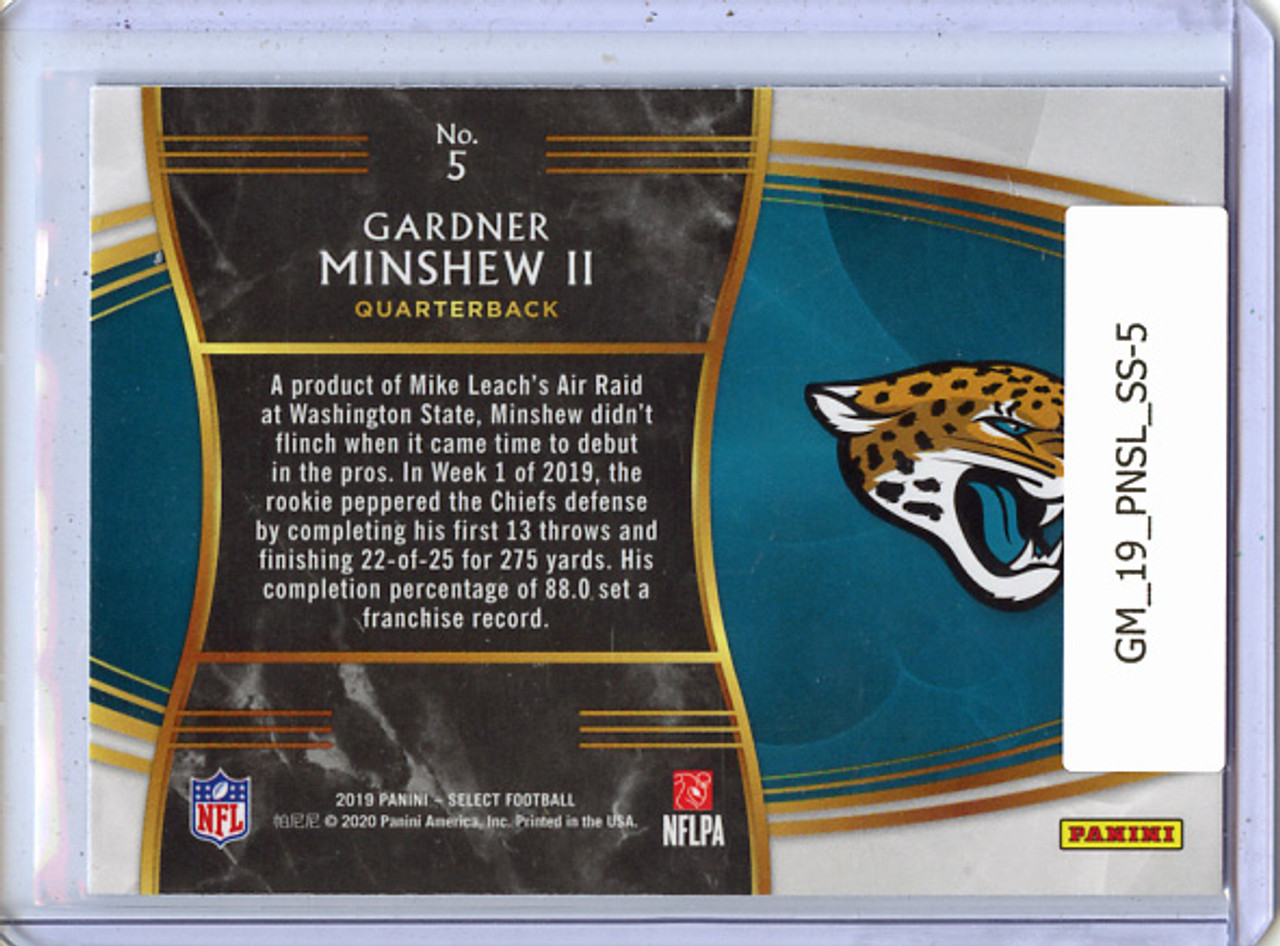 Gardner Minshew II 2019 Select, Snapshots #5