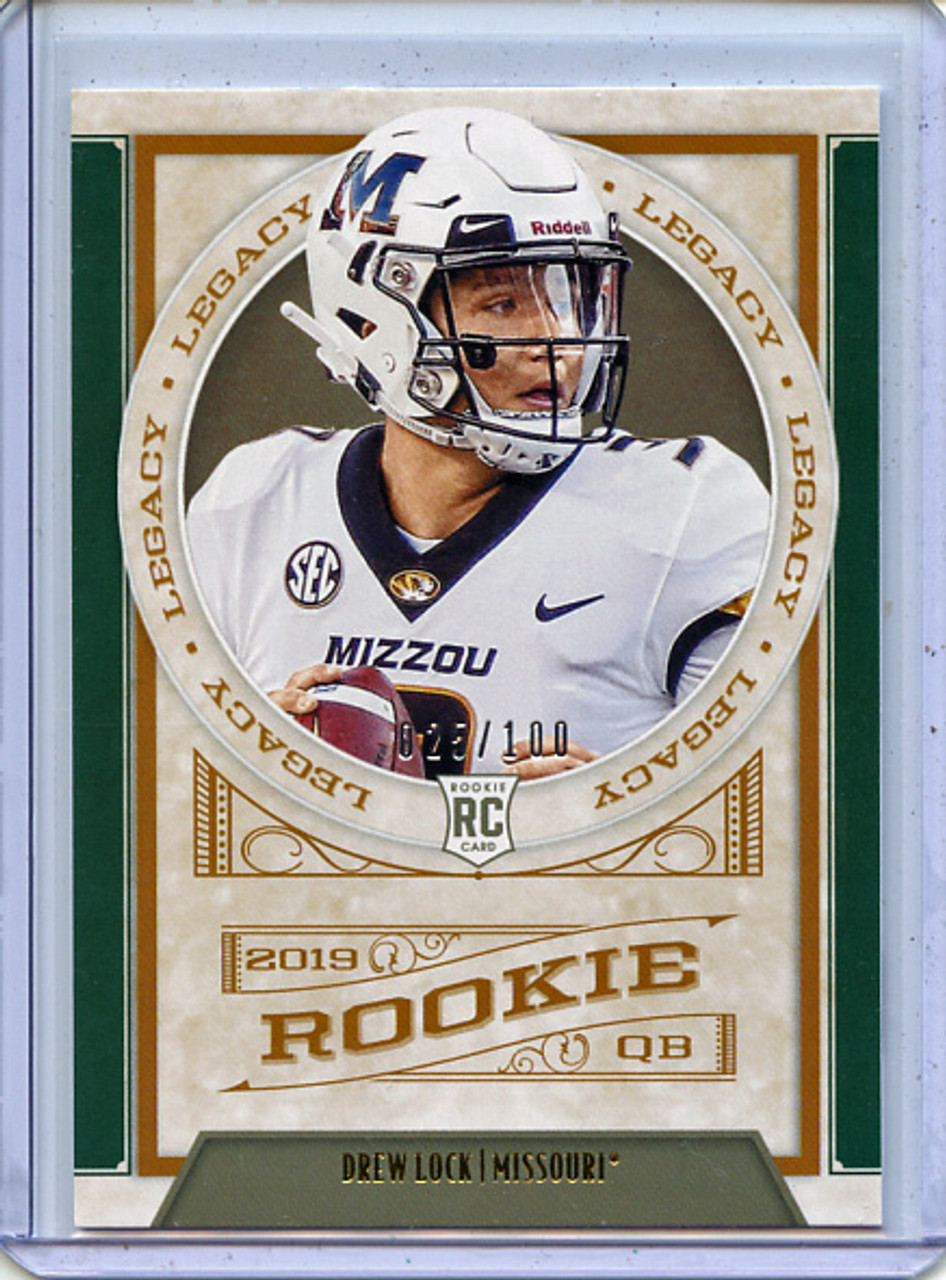 Drew Lock 2019 Legacy #163 Green (#025/100)