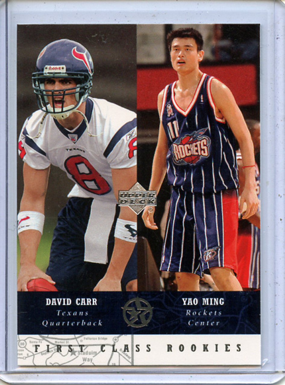 Yao Ming, David Carr 2002-03 SuperStars #273