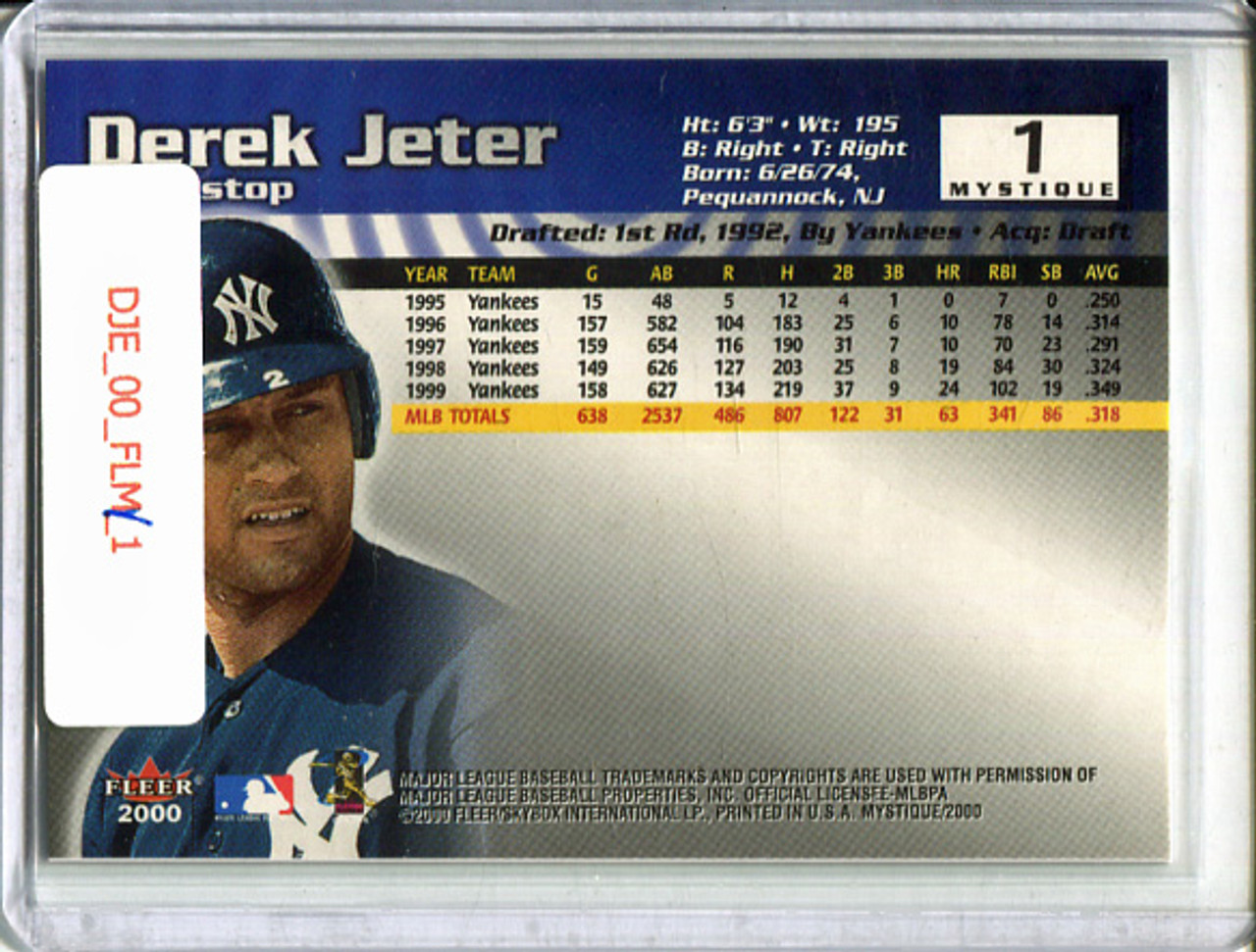 Derek Jeter 2000 Mystique #1
