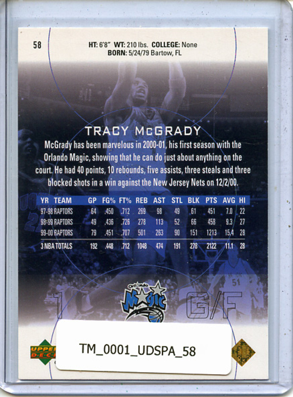 Tracy McGrady 2000-01 SP Authentic #58
