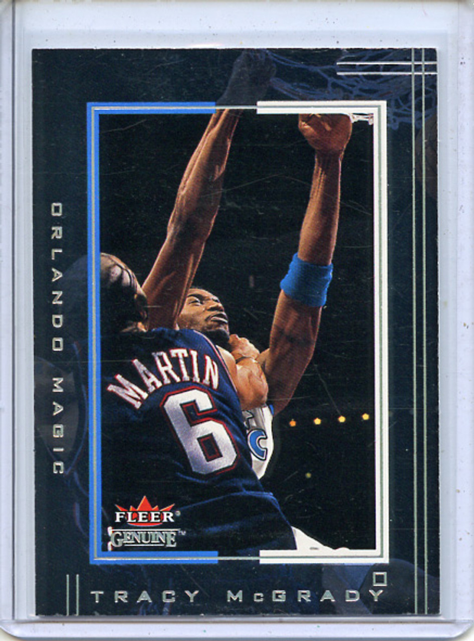 Tracy McGrady 2001-02 Genuine #64 (Edge Wear - See Scan)