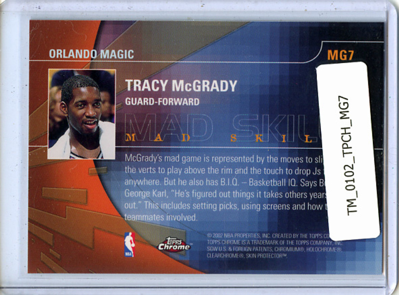 Tracy McGrady 2001-02 Topps Chrome, Mad Game #MG7