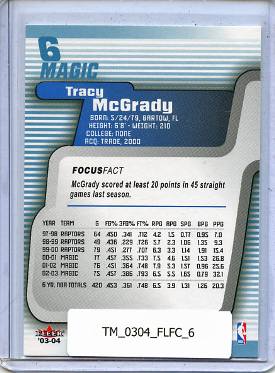 Tracy McGrady 2003-04 Focus #6