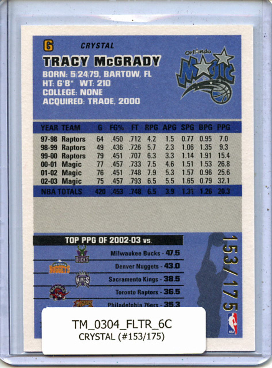 Tracy McGrady 2003-04 Tradition #6 Crystal (#153/175)