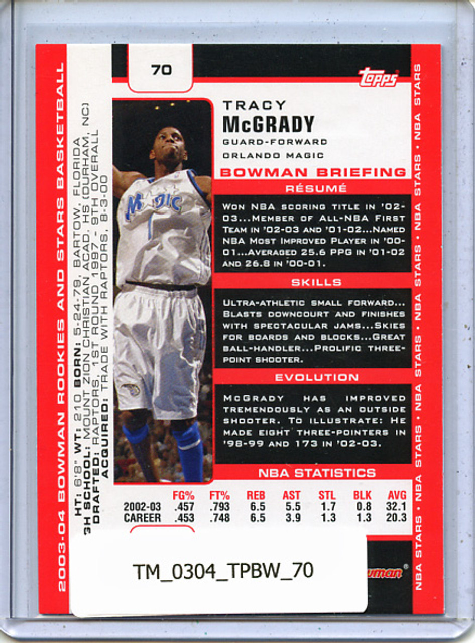 Tracy McGrady 2003-04 Bowman #70