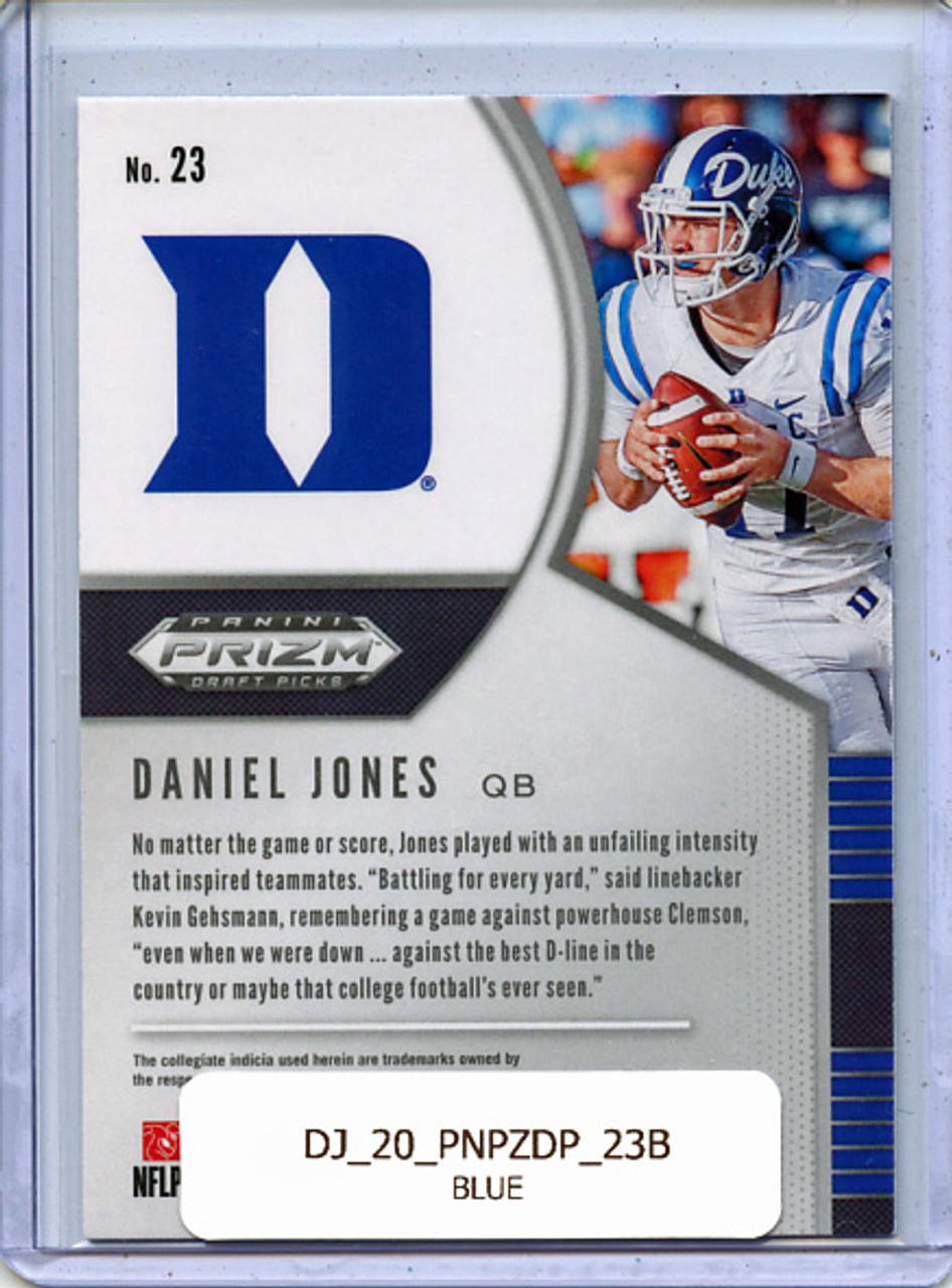 Daniel Jones 2020 Prizm Draft Picks #23 Blue