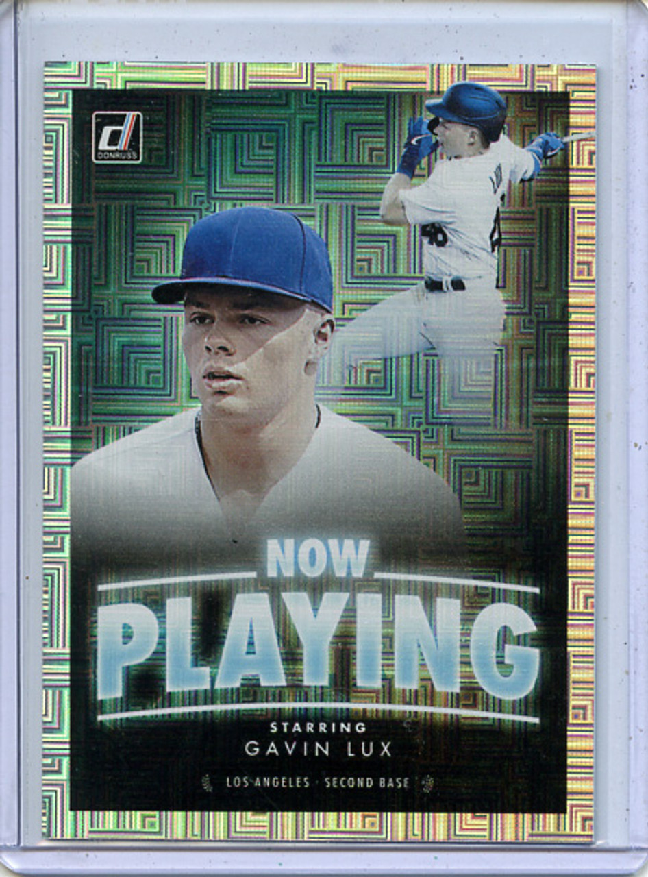 Gavin Lux 2020 Donruss, Now Playing #NP-9 Vector (2)