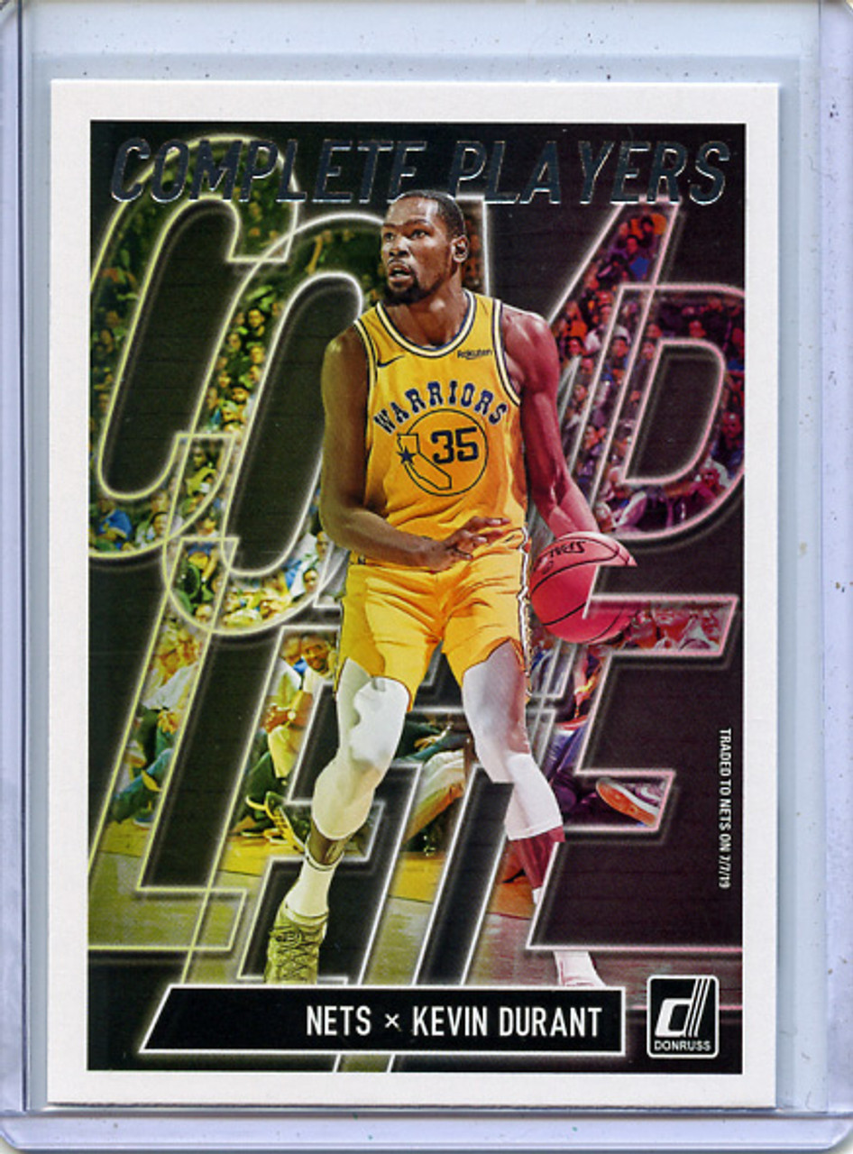 Kevin Durant 2019-20 Donruss, Complete Players #9