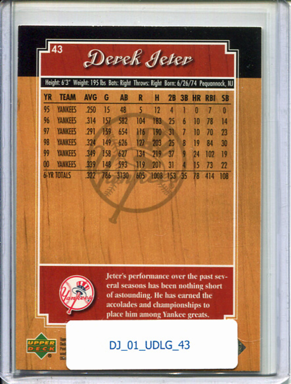 Derek Jeter 2001 Legends #43