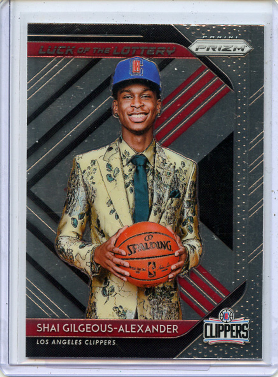 Shai Gilgeous-Alexander 2018-19 Prizm, Luck of the Lottery #11